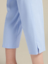 Capri trousers in stretch cotton image number 3