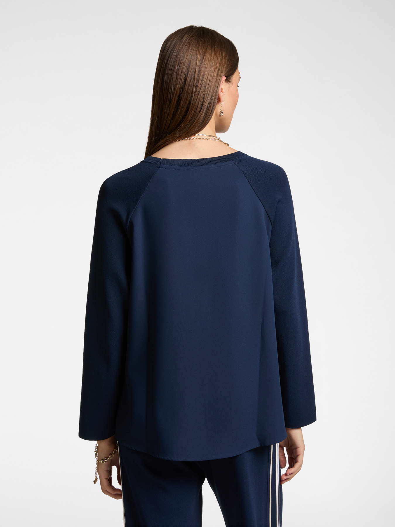 Camisa com rebordo às riscas image number 1