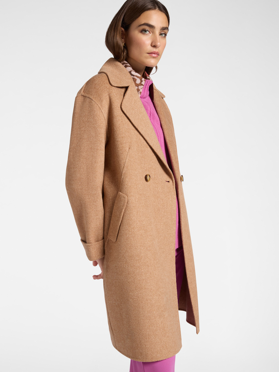 Wool midi coat