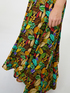 Printed jersey pleated skirt image number 4