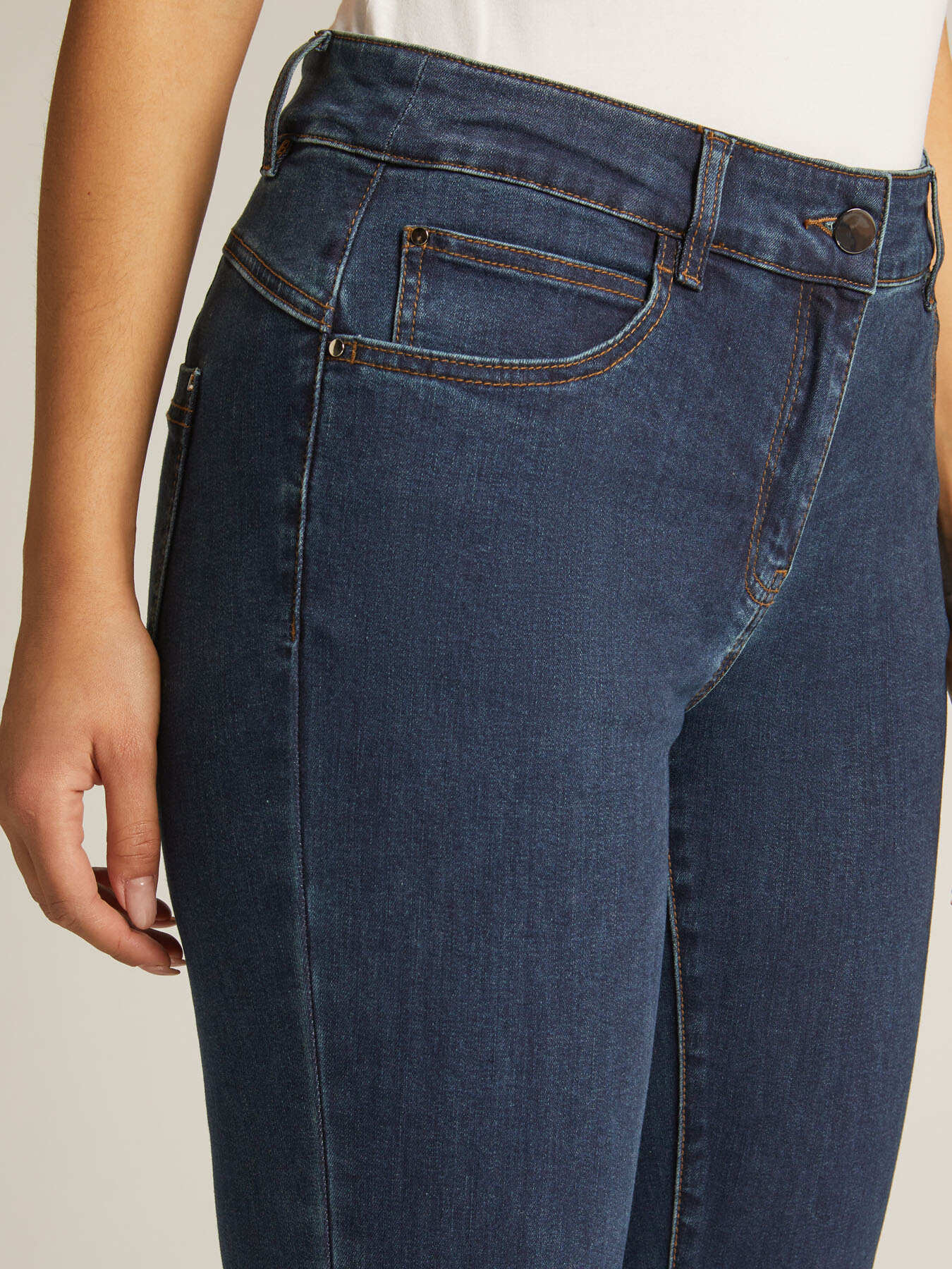 REGULAR JEANS, POWER STRETCH DENIM 9 OZ image number 4