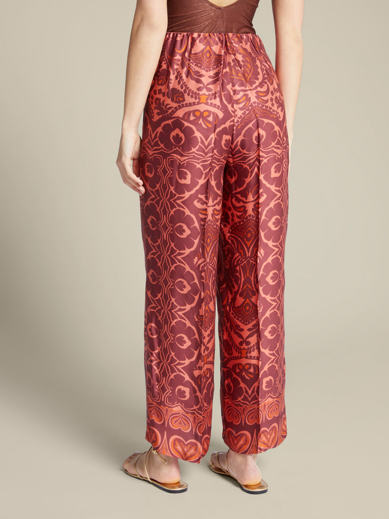 Pantalon cache-maillot imprim&eacute; image number 2