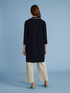 CREPE VISCOSE TRICOT DUSTER COAT image number 1
