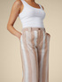 Linen and lyocell striped trousers image number 5