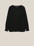 Einfarbiger Boxy-Pullover image number 4