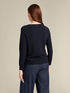ECOVERO&trade; viscose sweater with floral embroidery image number 1
