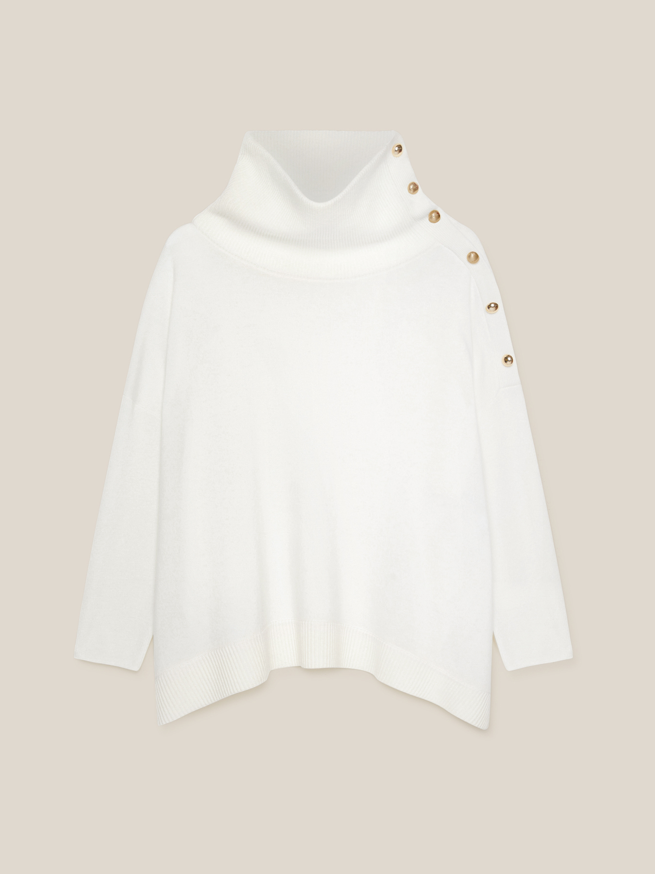 Oversized sweater in sustainable wool image number 4