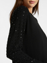 LENZING&trade; ECOVERO&trade; viscose sweater with crystals image number 3