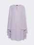 Vestido en capas de georgette image number 4