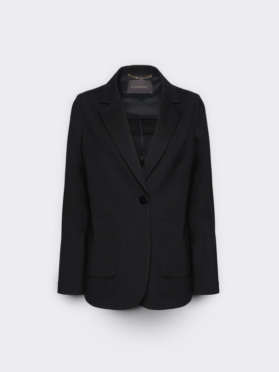 Blazer aus Milano-Strick