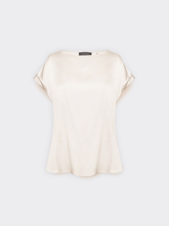 Blusa de sat&eacute;n