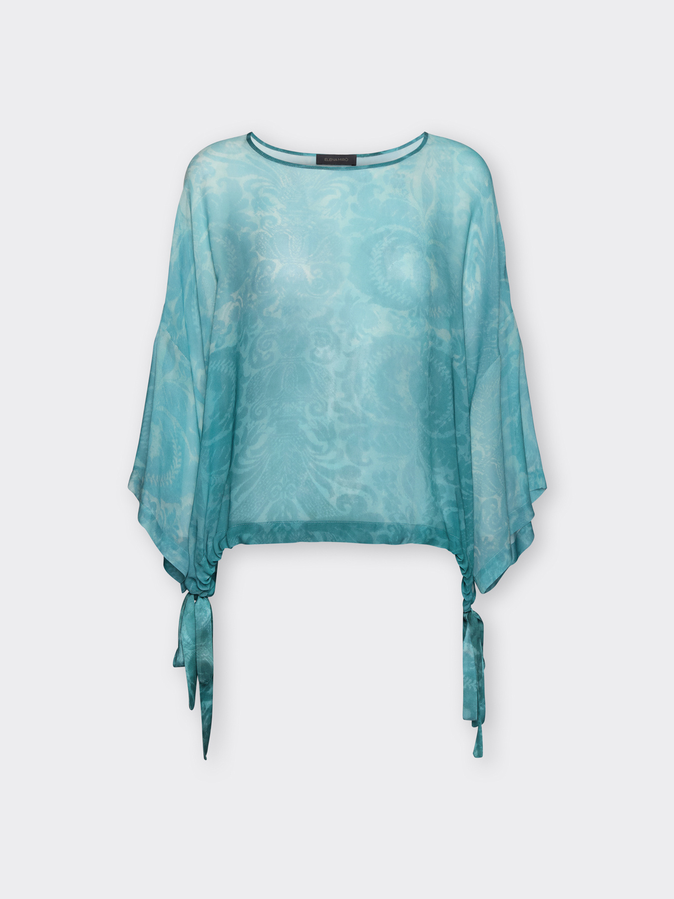 Printed georgette blouse image number 4