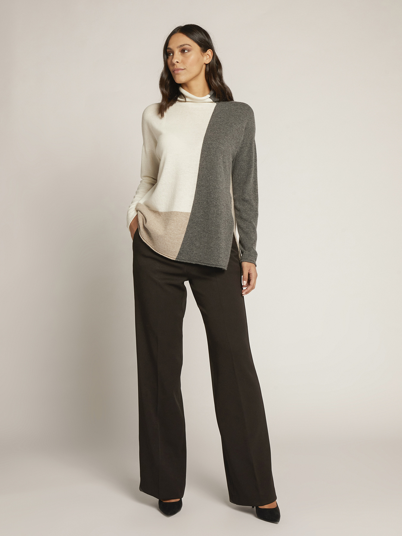 Camisola em l&atilde; e cashmere image number 2