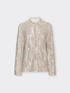 Camicia in tulle con paillettes image number 4