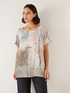 Bluse mit Malerei-Druck image number 0