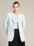Blazer de tejido vaporoso image number 3