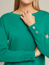 Double Pullover aus Viskose und umweltfreundlicher Soft-Touch-Wolle image number 4
