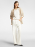 Long cardigan with fringes and buttons image number 2