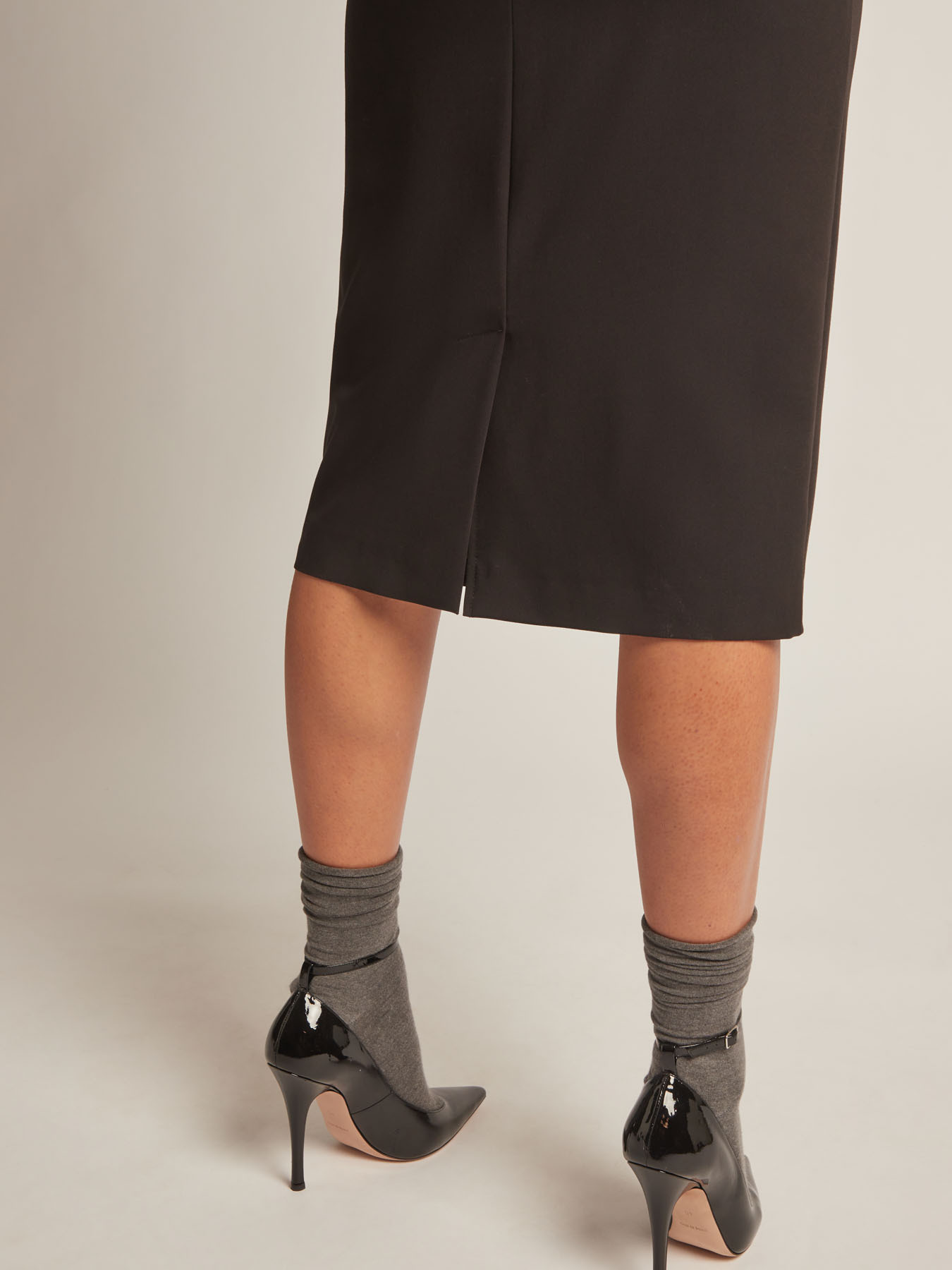 Jupe droite en twill stretch image number 4