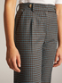 STRAIGHT-LEG HOUNDSTOOTH TROUSERS image number 4