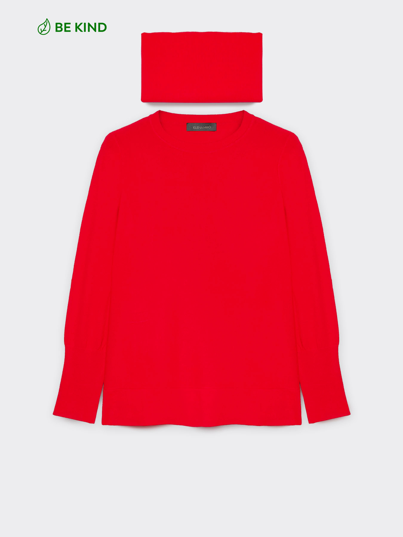 Oversize-Pullover aus Viskose LENZING&trade; ECOVERO&trade; image number 4