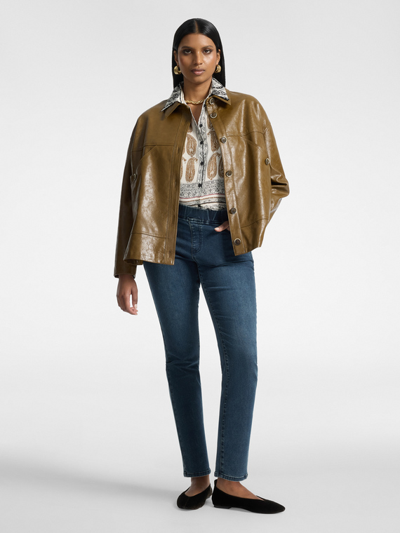 Jean skinny en denim lavage washed