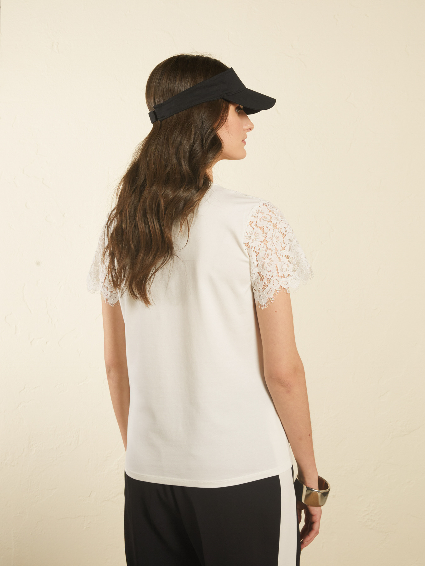 T-SHIRT MIT SPITZE image number 1