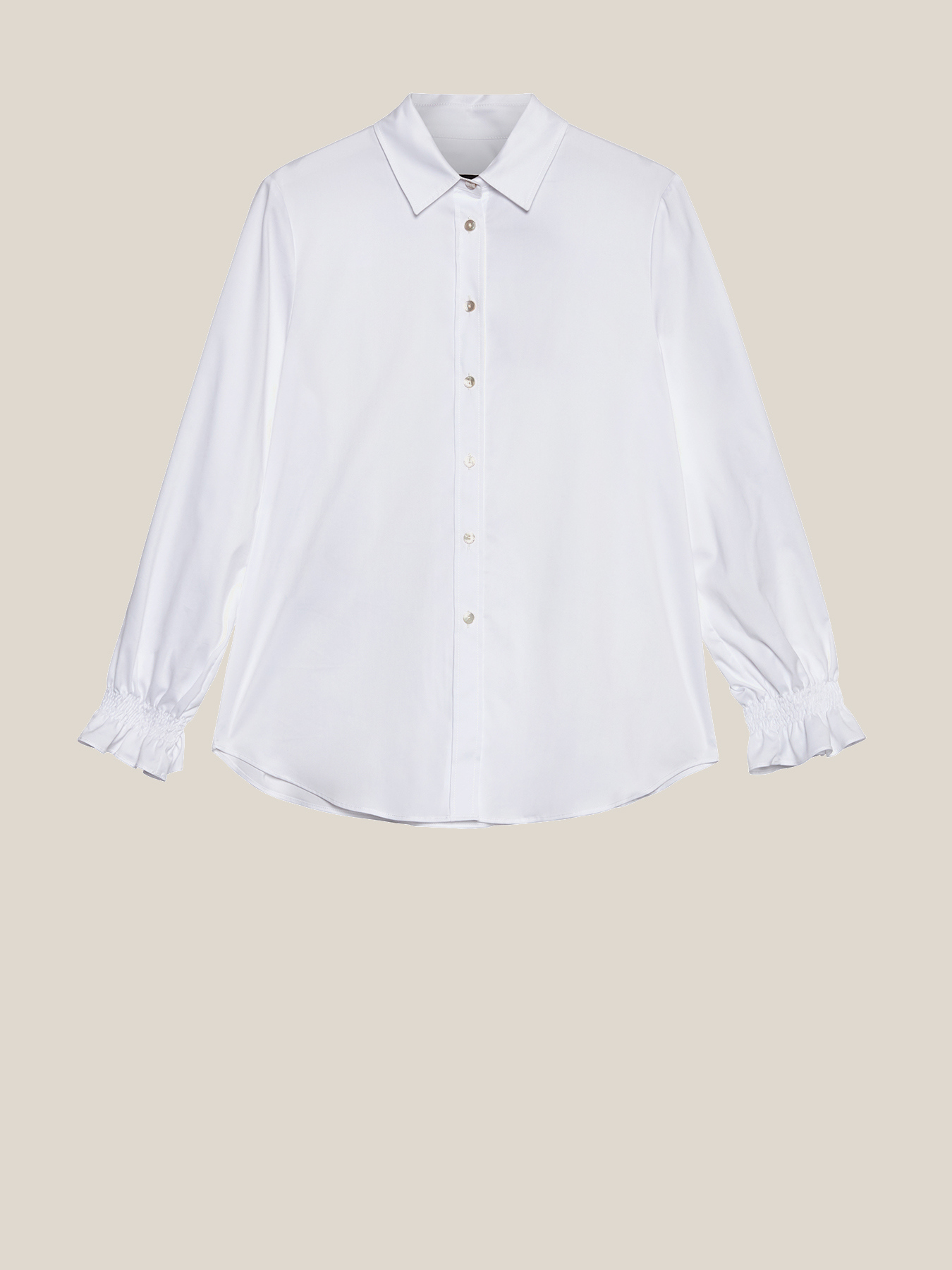 Stretch poplin shirt image number 4