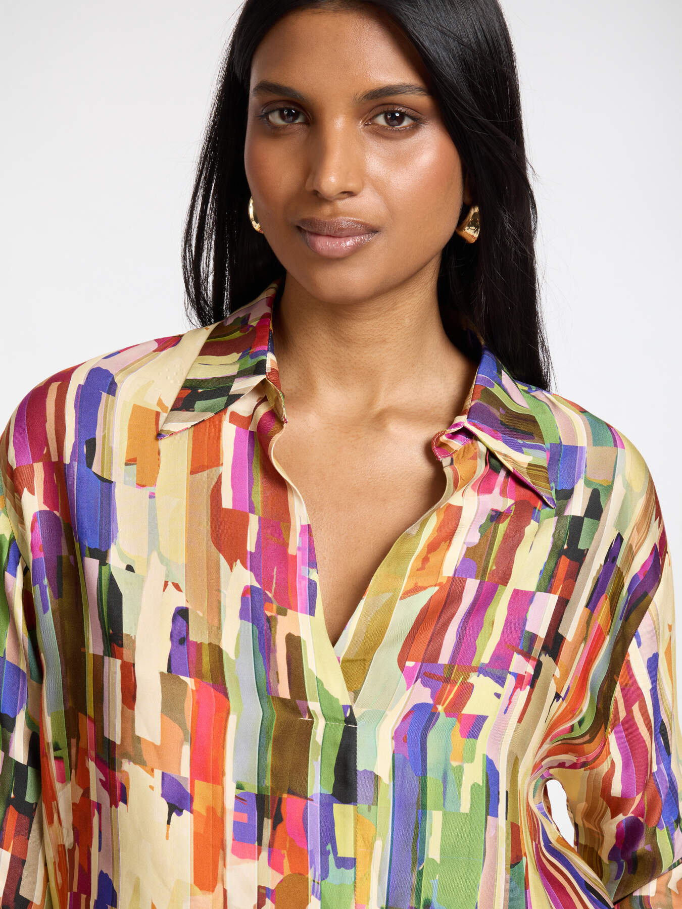 Chemise en viscose imprim&eacute;e image number 3