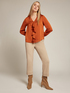 Blusa de raso con chorrera image number 3
