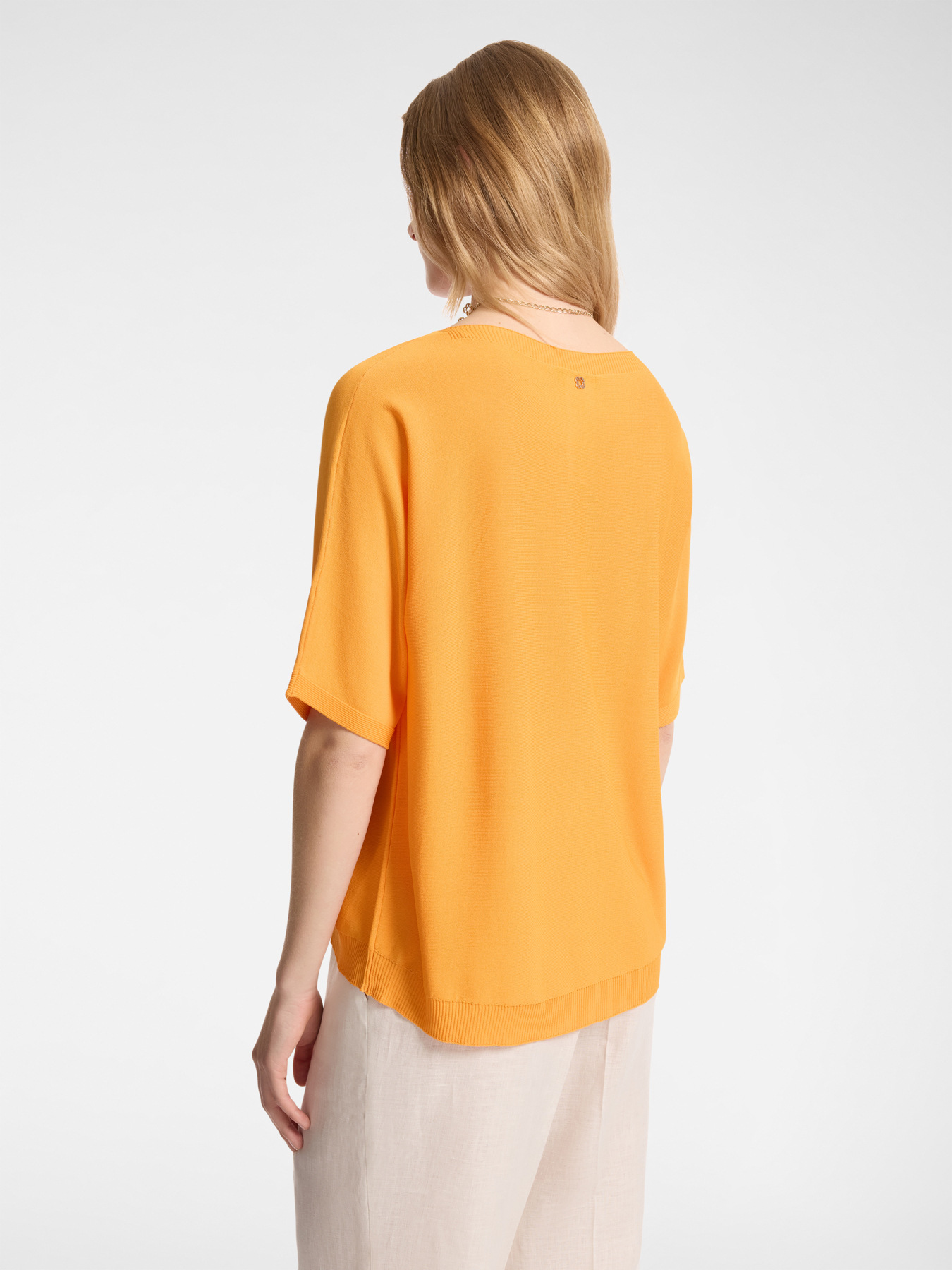 Maglia maniche corte in viscosa image number 1