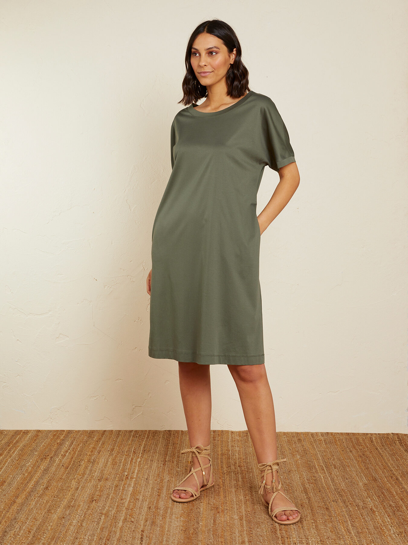 ROBE EN INTERLOCK image number 0