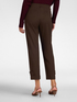 Pantaloni slim con cinturini al fondo image number 1
