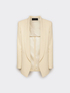 Structured cr&ecirc;pe jacket image number 4