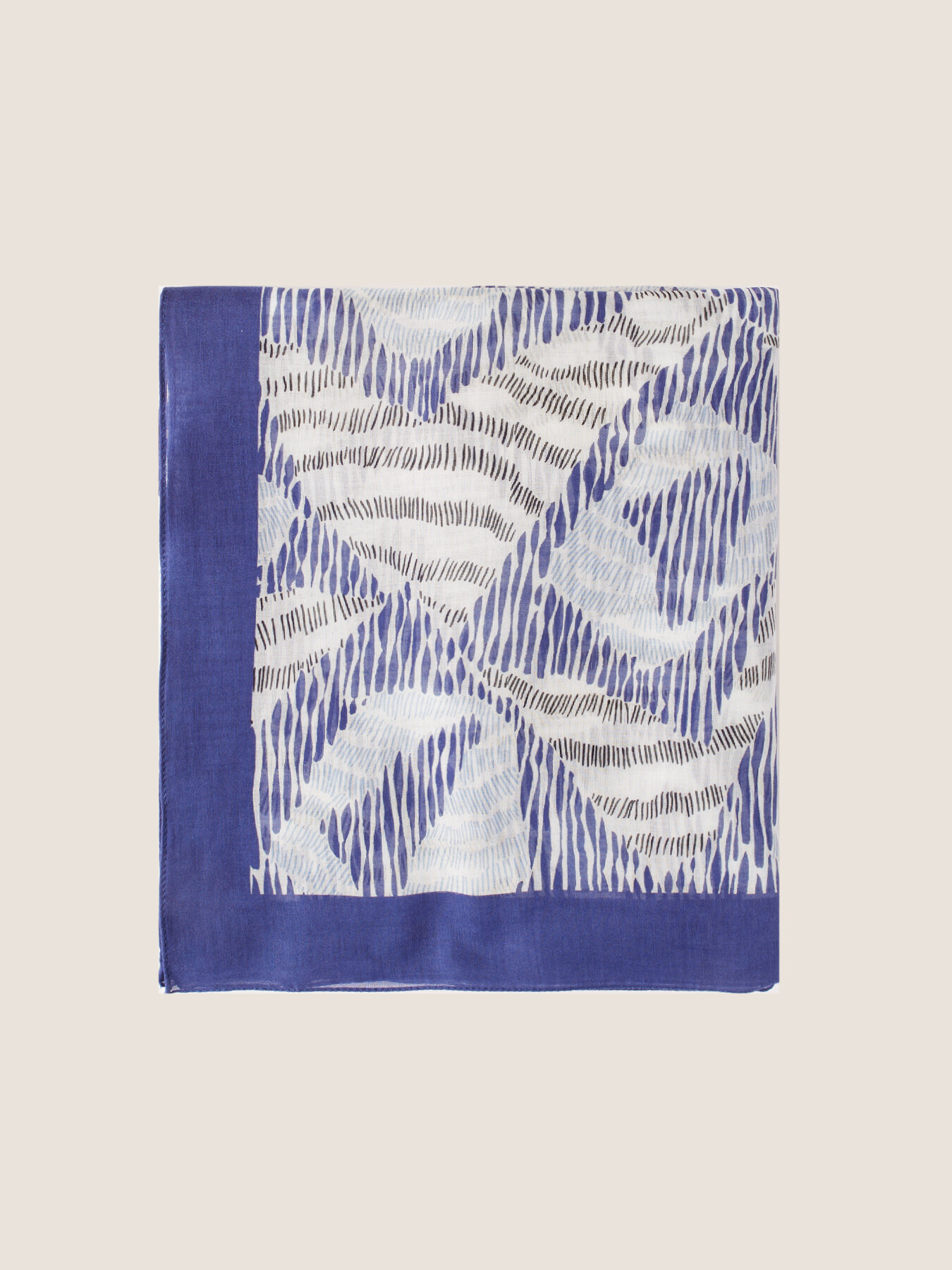 Sciarpa in cotone stampato image number 0