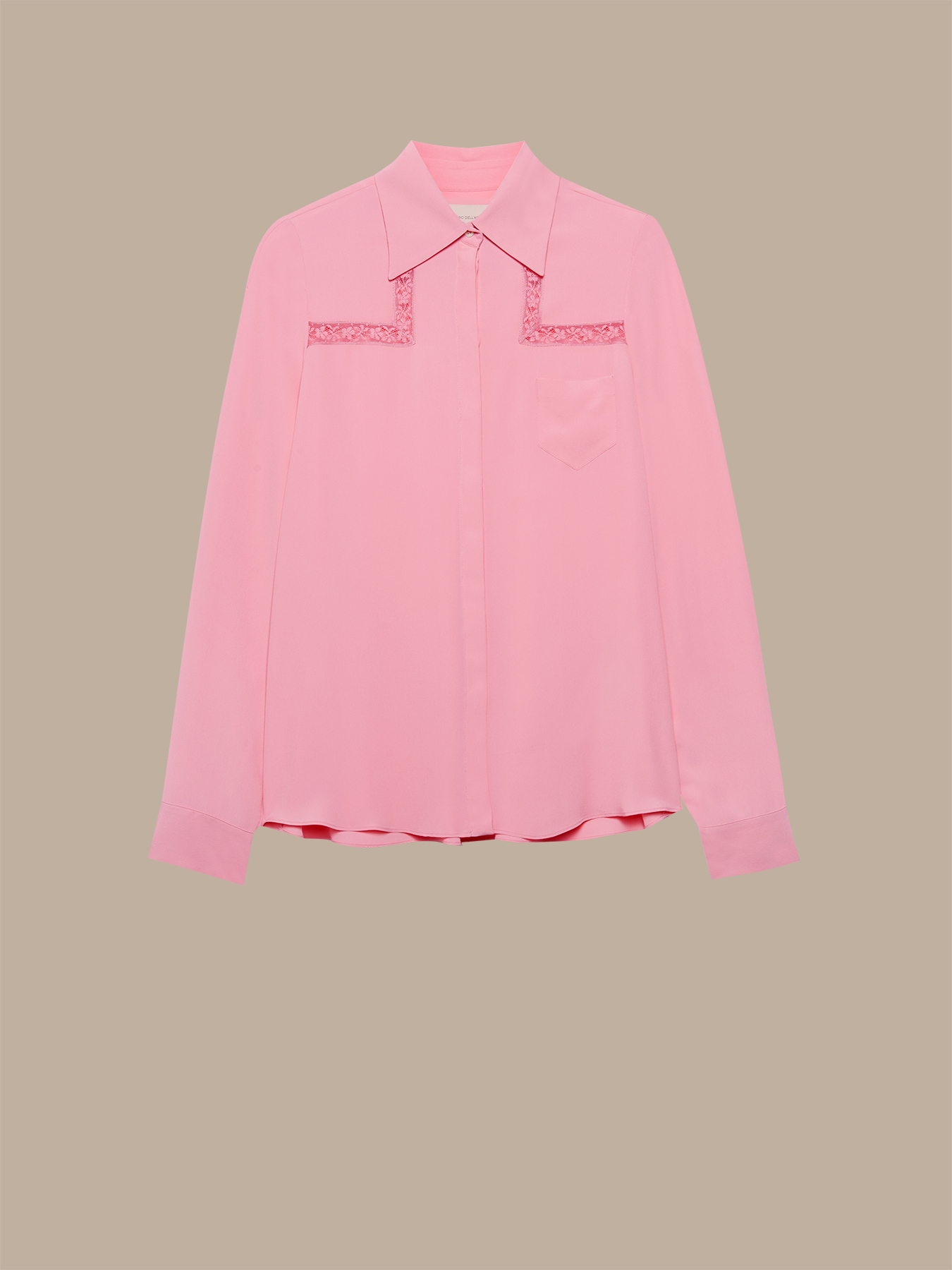 CAMICIA IN CREPE DE CHINE image number 4