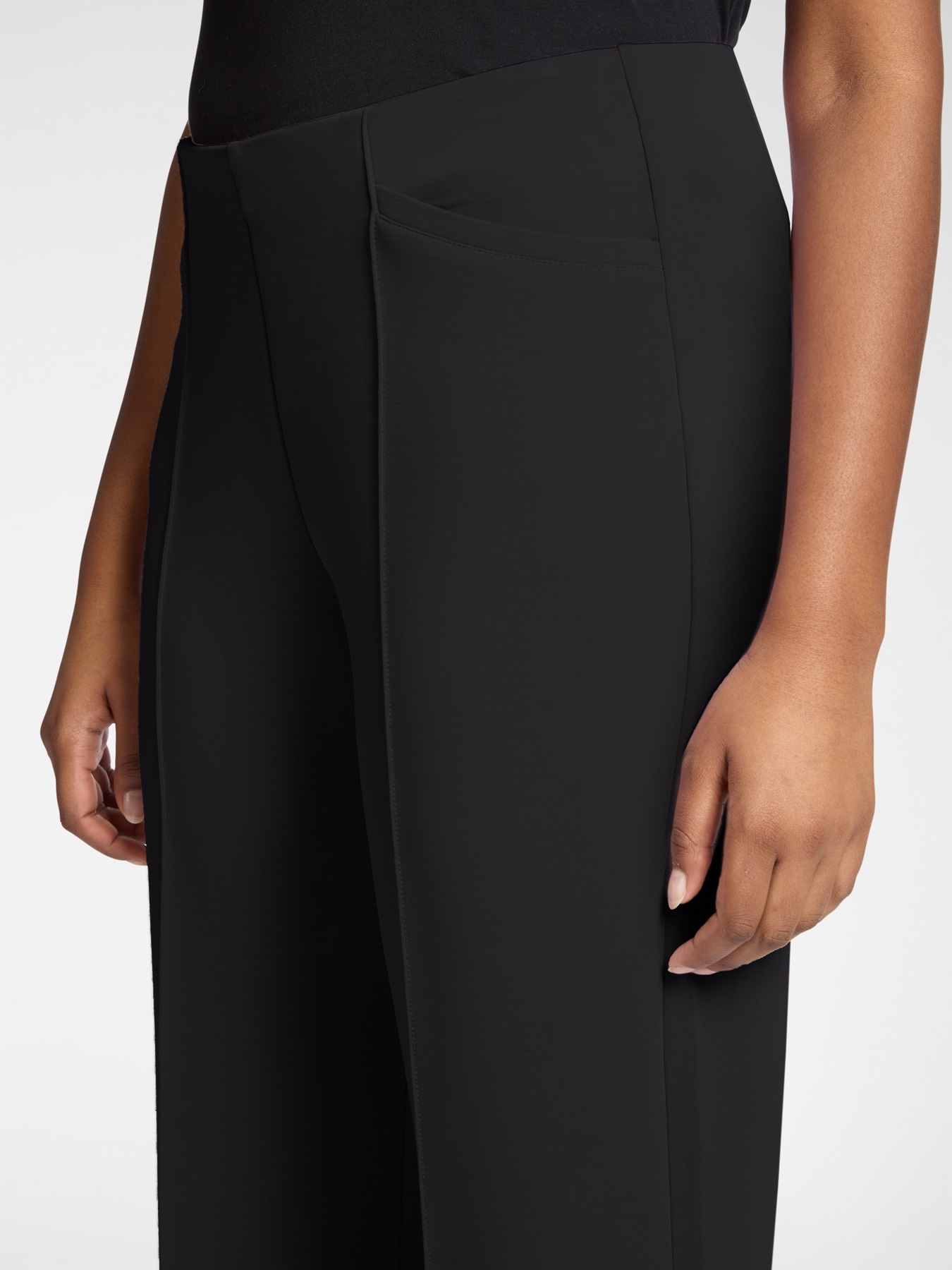 Palazzo pants in scuba image number 3