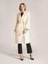 Worsted coat with belt image number 1
