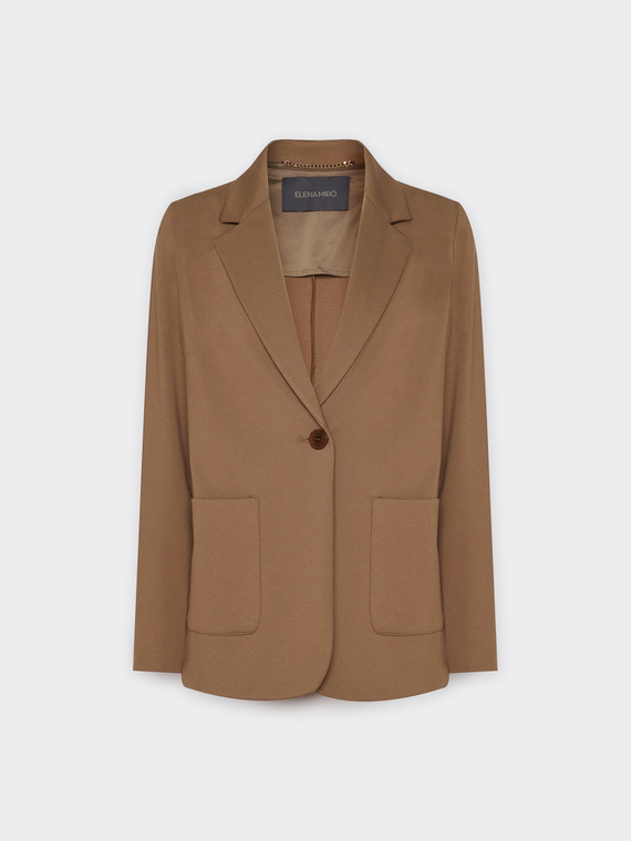 Blazer aus Milano-Strick