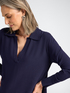 Pull en viscose avec col image number 3