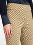 Stretch jacquard trousers image number 3
