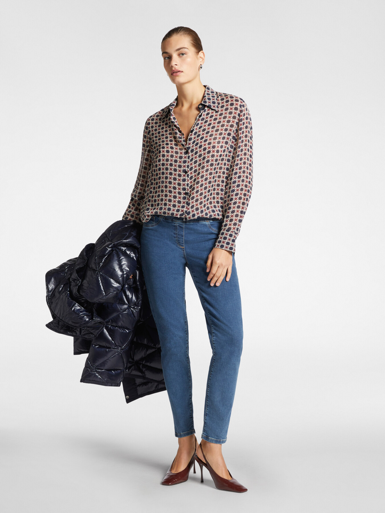 Jeggins em algod&atilde;o stretch image number 0