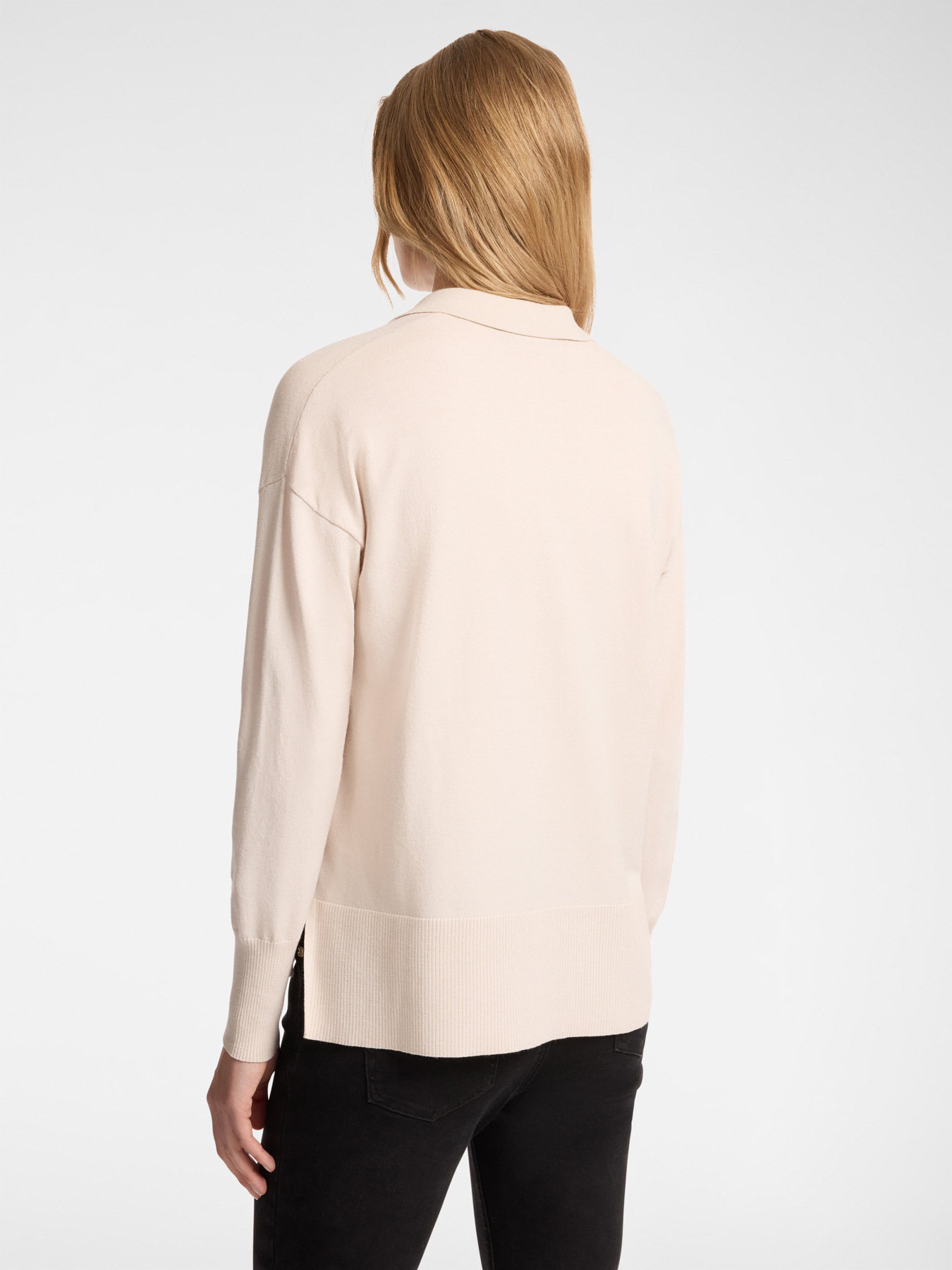 Pullover mit Kragen und Kn&ouml;pfen image number 1