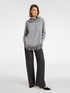 Pullover mit Fransen und abnehmbarem Kragen image number 2