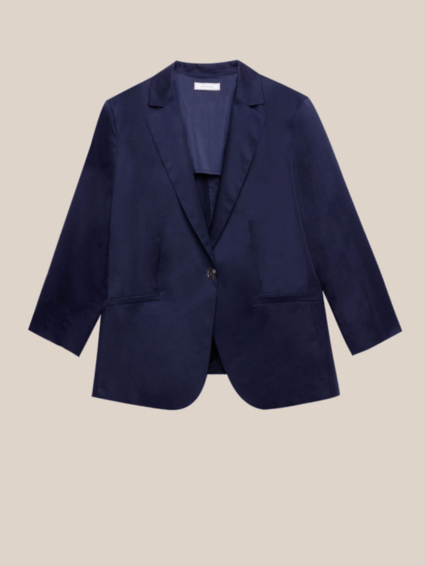 Chaqueta blazer de raso image number 0