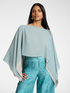Doppelter Umhang aus Georgette image number 0