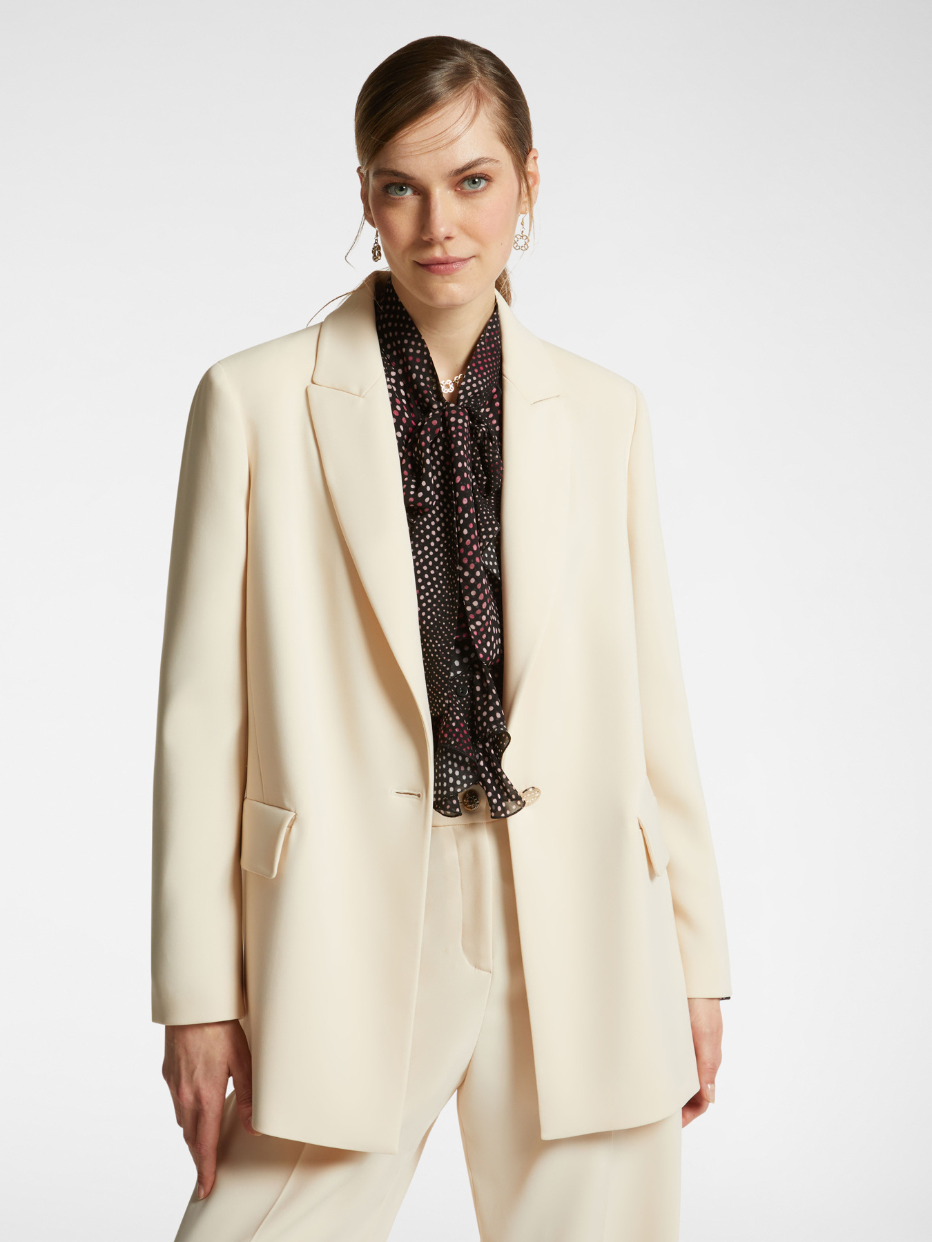 Blazer in crepe cady image number 0