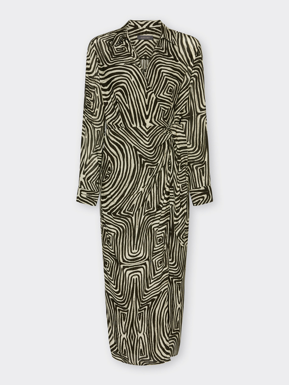 Kleid aus Viskose mit Print