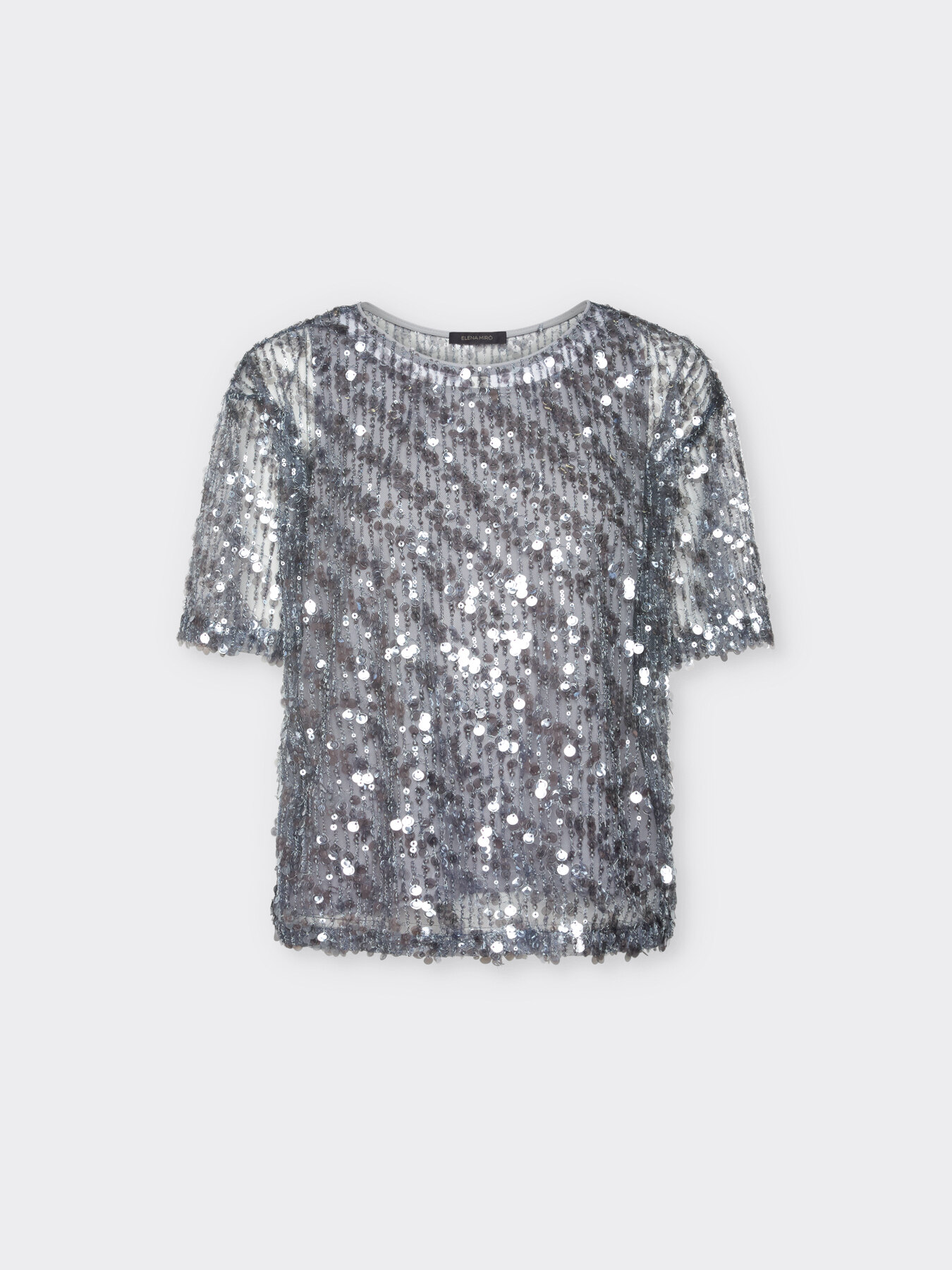 Blusa in paillettes image number 4