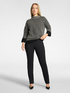 Pantalon slim en point milanais image number 0